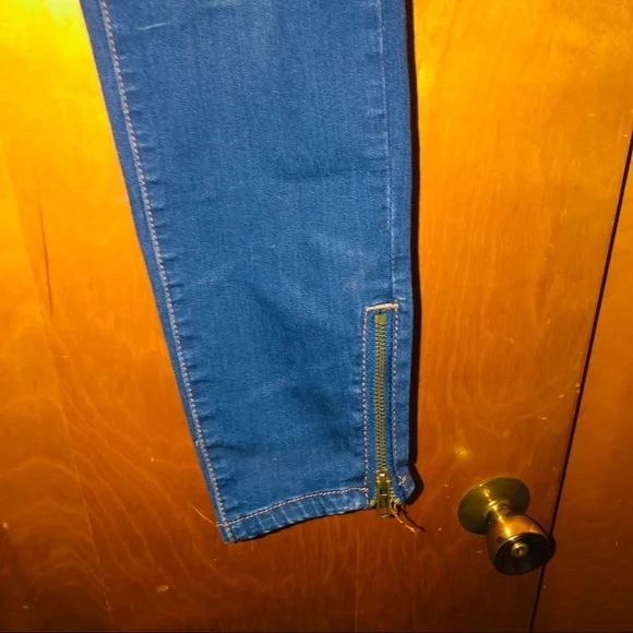 Free people Moto skinny zipper leg skinny jeans 27 - Picture 3 of 4